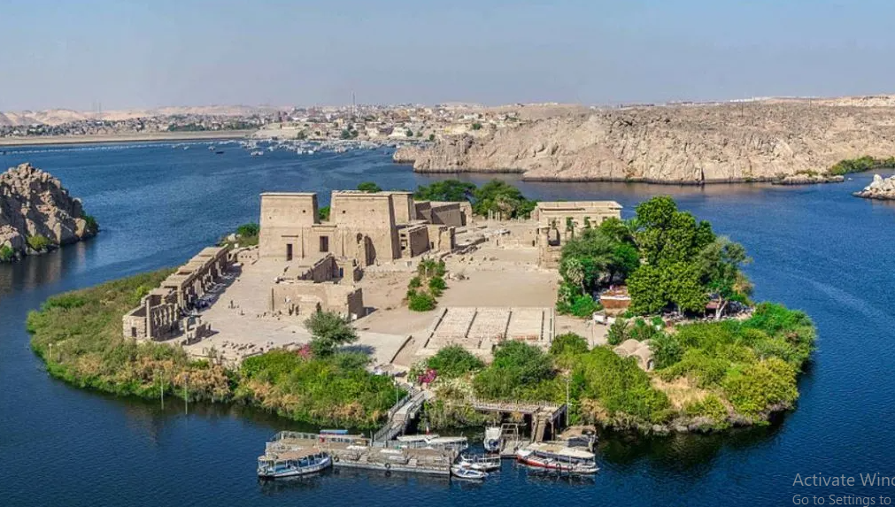 Philae Temple on Agilka Island Aswan Egypt